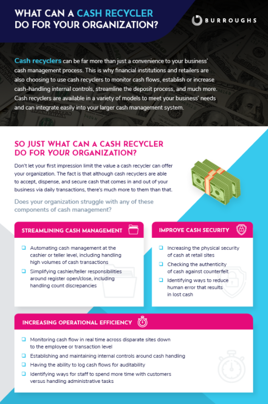 What Can a Cash Recycler Do for Your Organization?